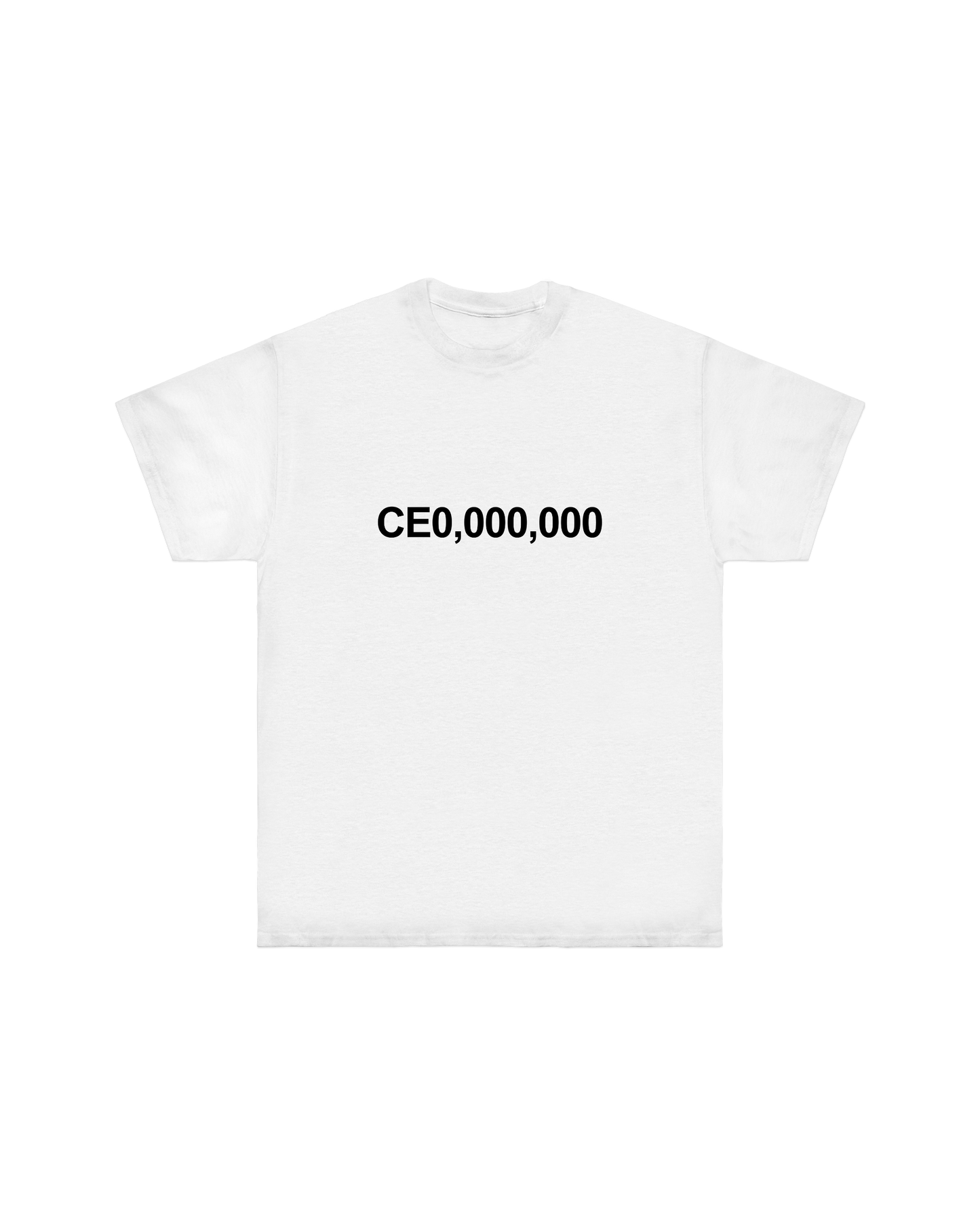 “CE0,000,000“ OVERSIZED TEE