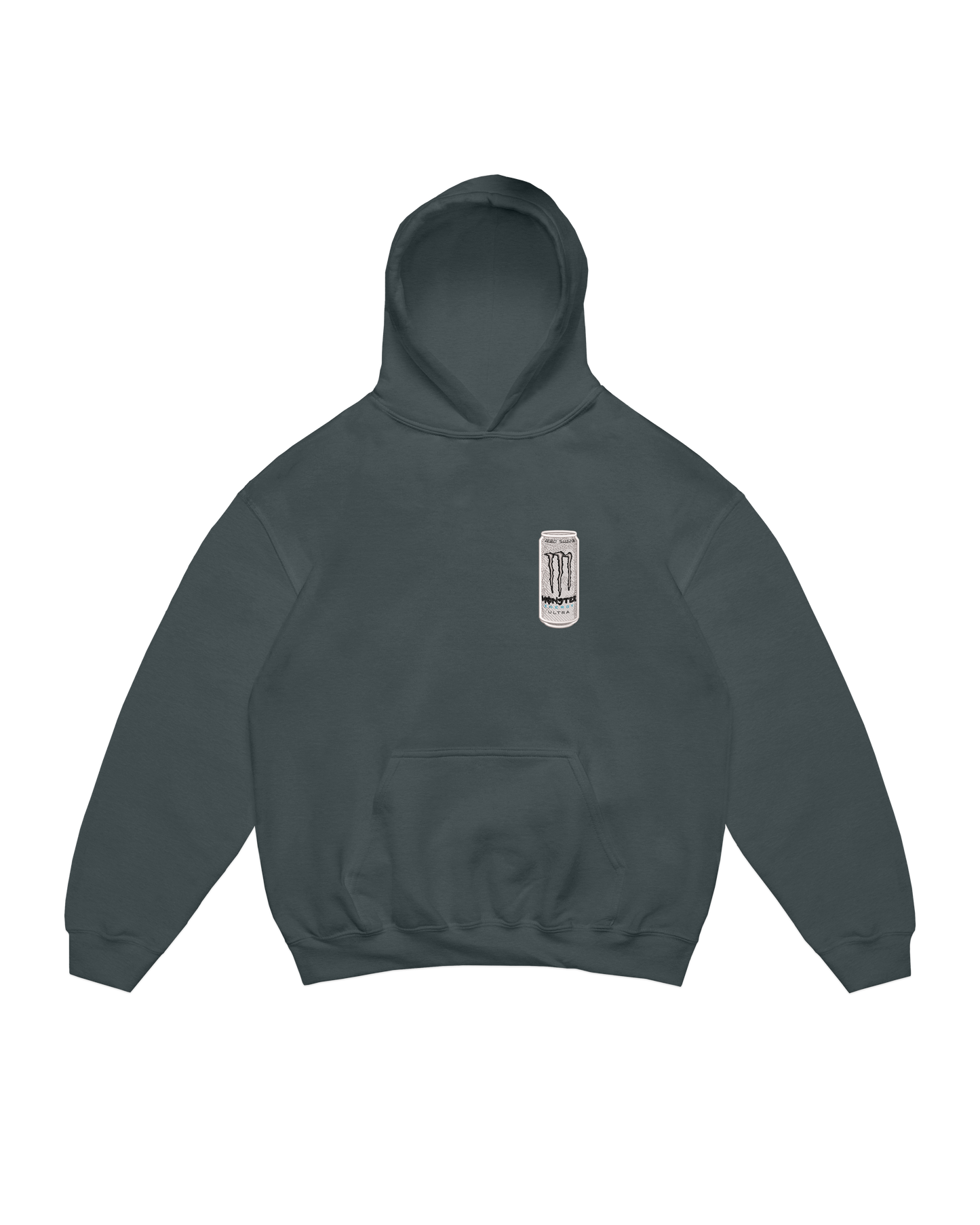 WHITE MONSTER BOTTLE HOODIE