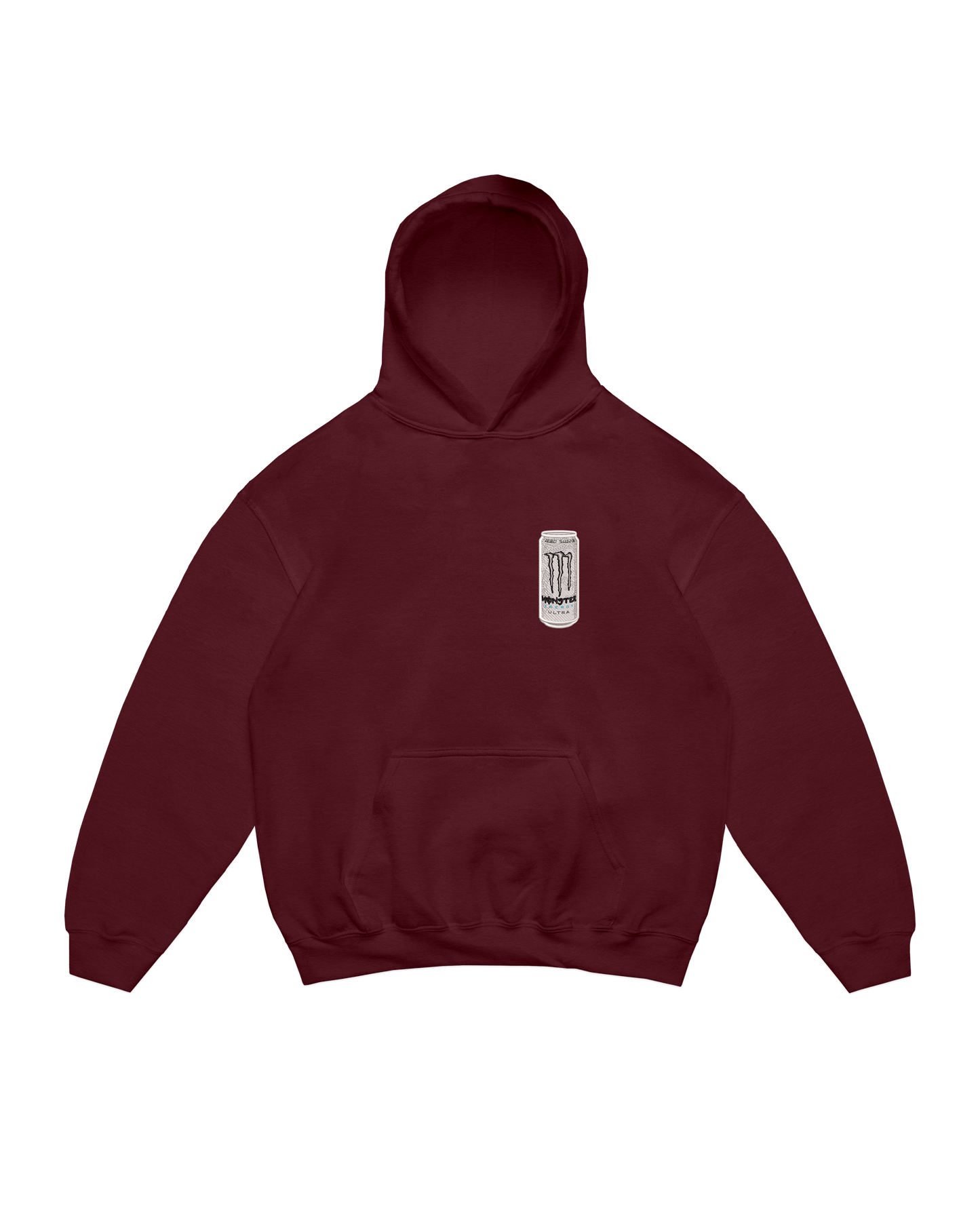 WHITE MONSTER BOTTLE HOODIE