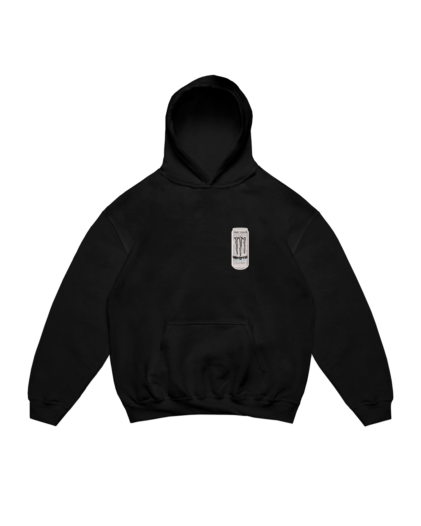 WHITE MONSTER BOTTLE HOODIE