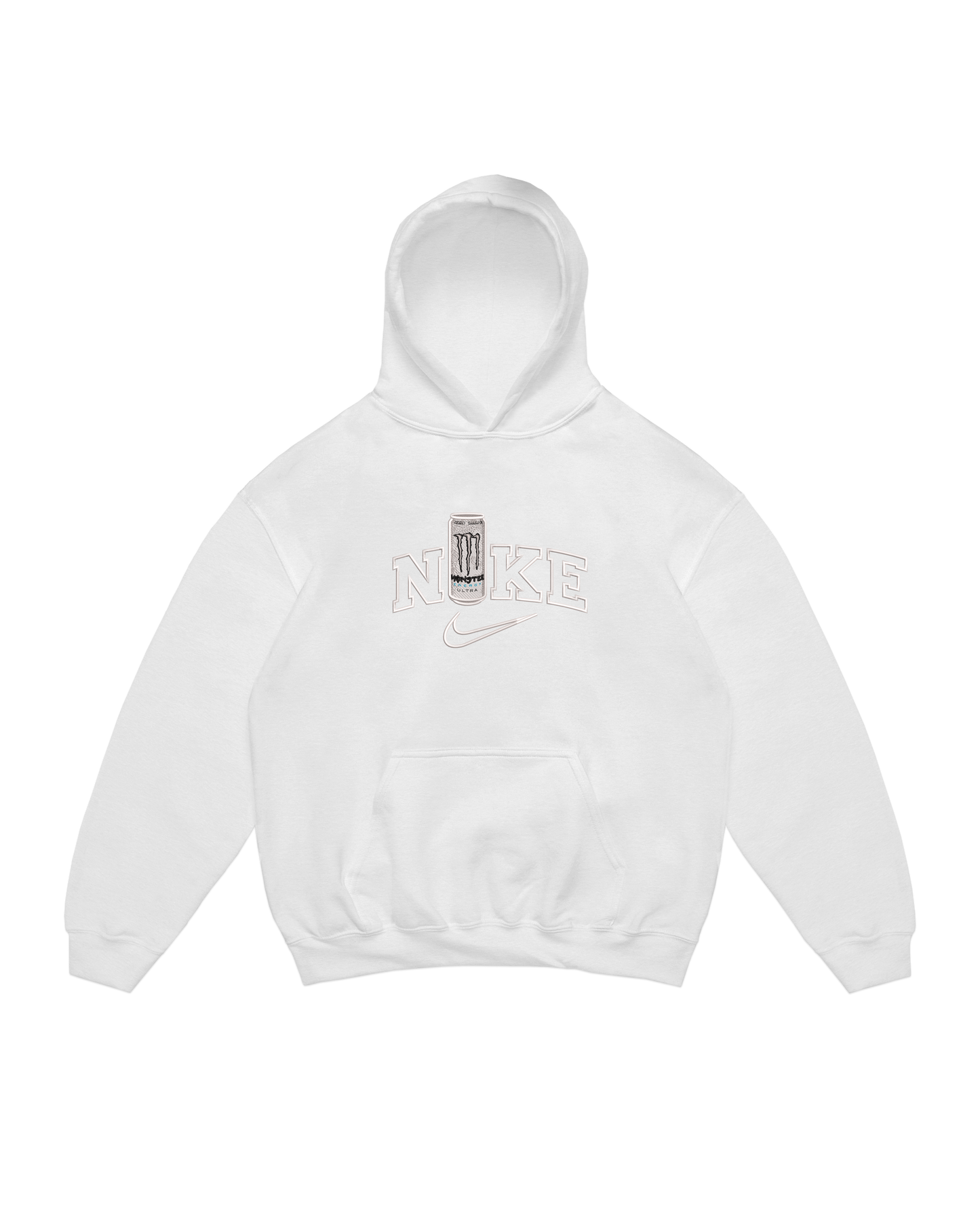 WHITE MONSTER HOODIE