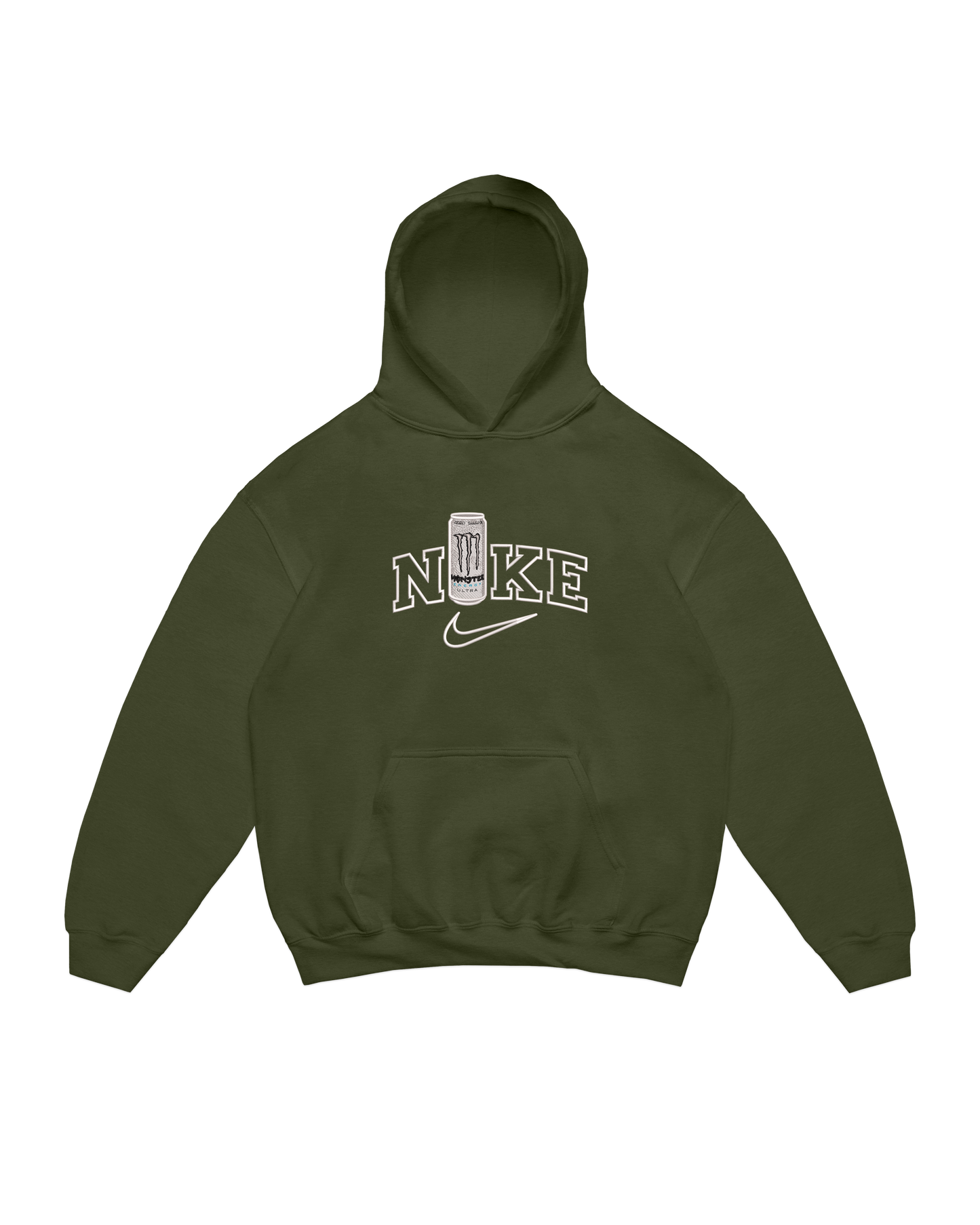 WHITE MONSTER HOODIE