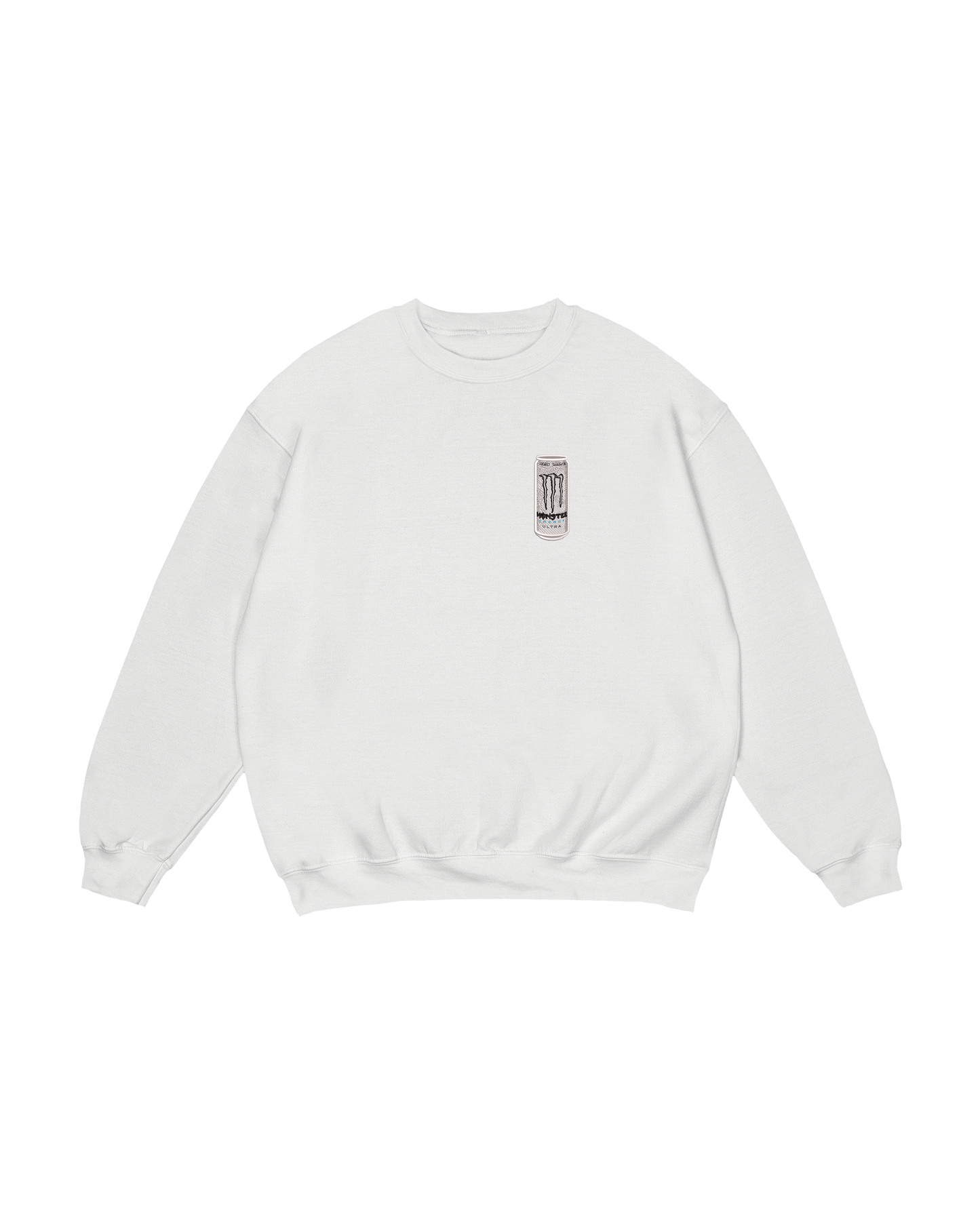WHITE MONSTER BOTTLE HOODIE/SWEATSHIRT