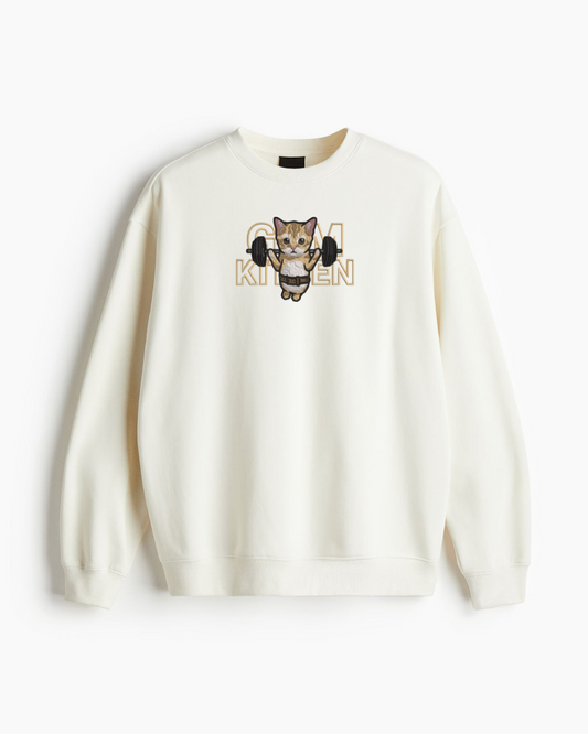 GYM KITTEN SWEATSHIRT