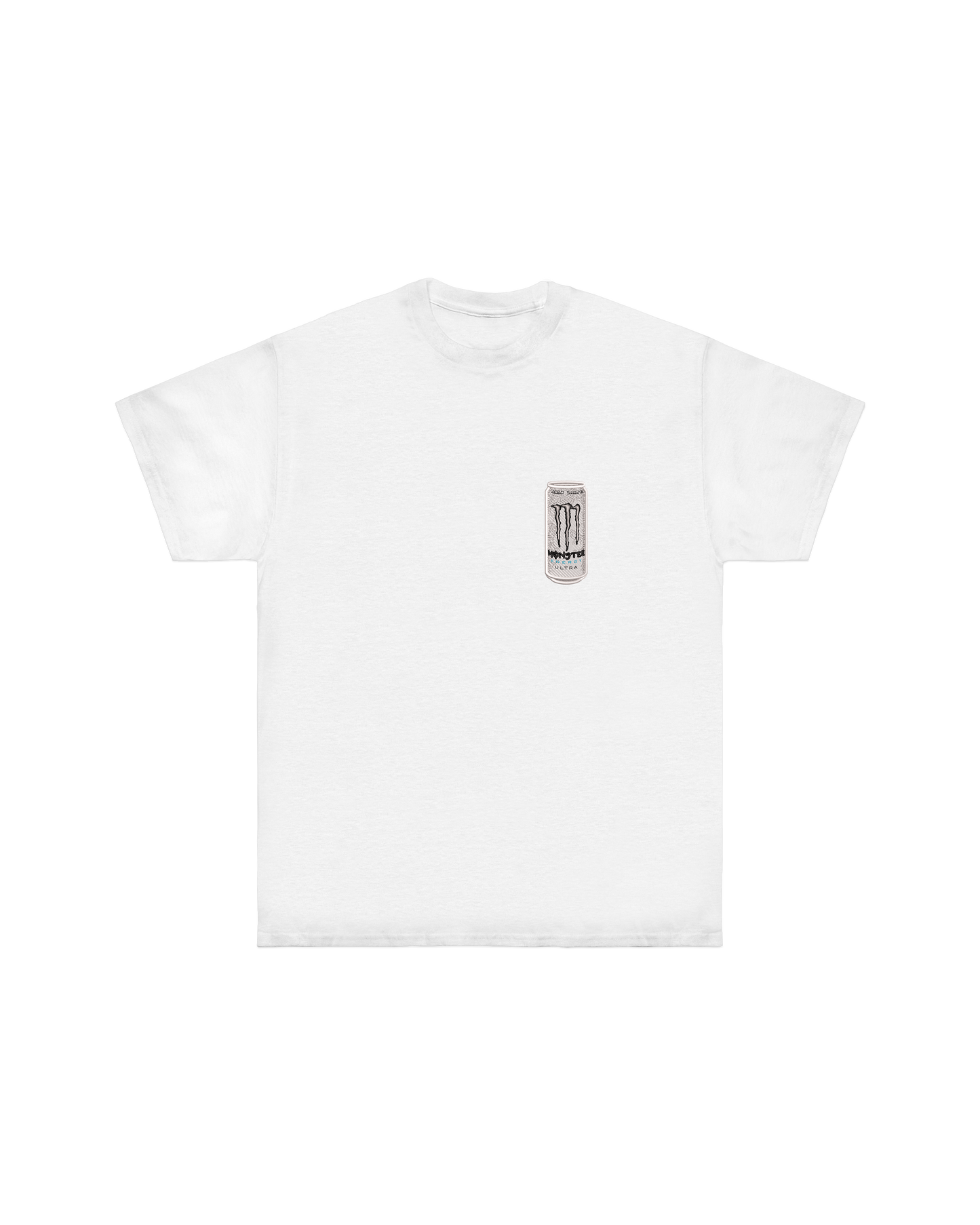 WHITE MONSTER BOTTLE T-SHIRT
