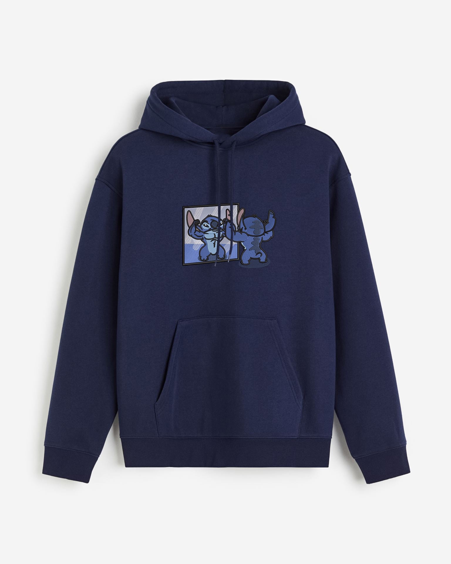 ◆Phyps Department◆ Monday Routine Stitch Hood_Indigo Blue PHYPS® MONDAY ROUTINE STITCH HOODIE INDIGO BLUE | KRAZZY